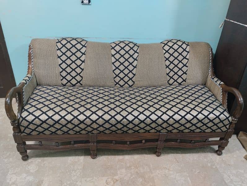 Fancy sheesham sofas 1