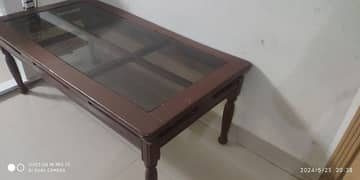 Coffee Table with new fitted glass