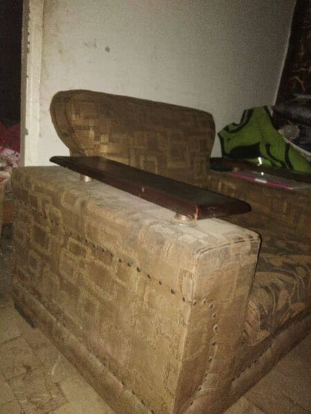 3 seater Sofa , brown color 3