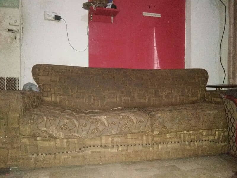 3 seater Sofa , brown color 5