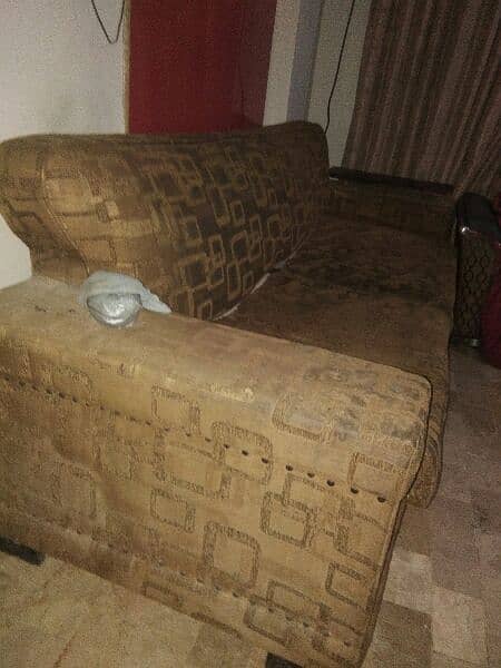 3 seater Sofa , brown color 6