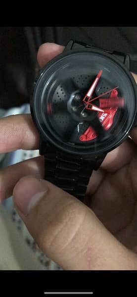 Rotating wheel watch 1