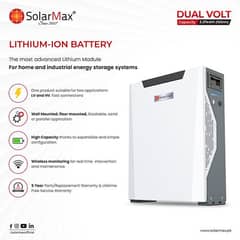 SolarMax Lithium-Ion Battery 48volt 100amp 5.3KWH
