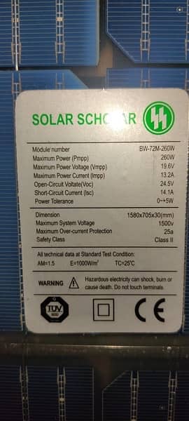 260 watt 4 solar penal for sale new box pack 3