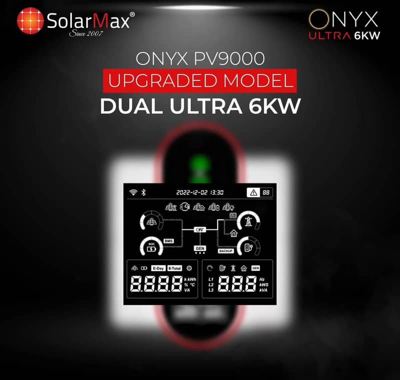 Solarmax ONYX ULTRA PV9000 6KW Hybrid Solar Inverter 1