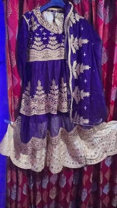 very embroidery and design available in sharara