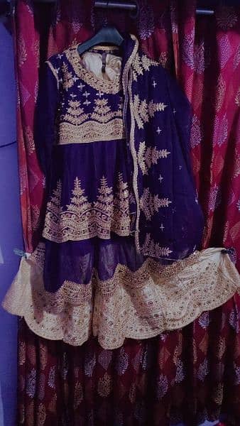 very embroidery and design available in sharara 1