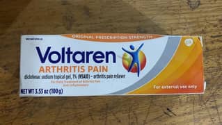 Arthritis Medicine (Voltaren - Tylenol)