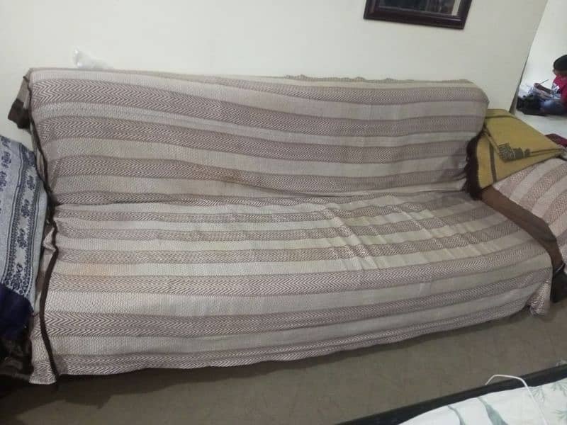 sofa cum bed and single end sofa for sale 0