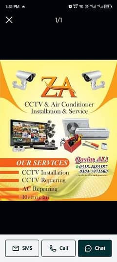 cctv & ac installation & repair