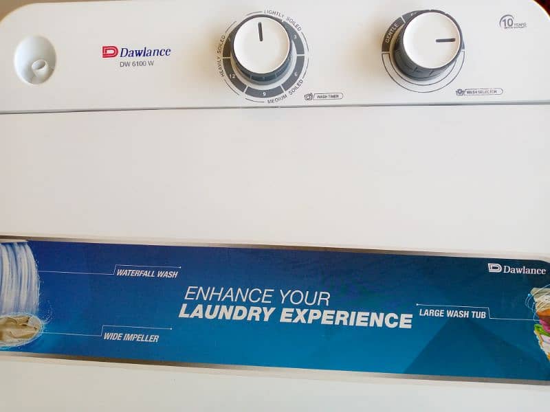 Single tub washing machine DW6100W 1