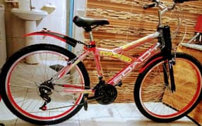 brand New bicycle 1 din b ni used ful size 26 inch duble gears
