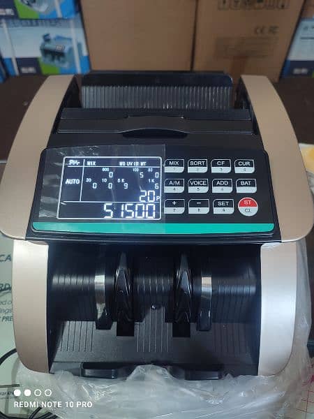 Cash currency note packet counting machine Pakistan fake note detectio 7