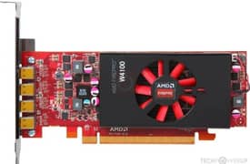 AMD FIREPRO W4100 2GB GDDR5 GAMING GPU