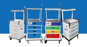 crash cart medicine trolley ecg trolley  and allover furniture