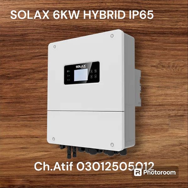 SOLAX 6KW HYBRID IP65 INVERTER , HYBRID IP66 8KW-48V HYBRID INVERTER 2