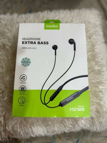 Brand New Modio MZ100 Extra Bass Headphones - Box Pack! 5