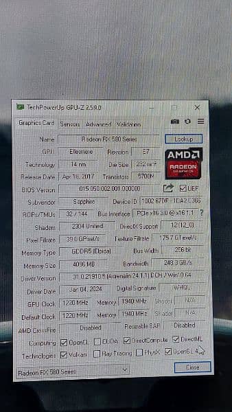 Gaming pc i5 4590 with rx 580 6