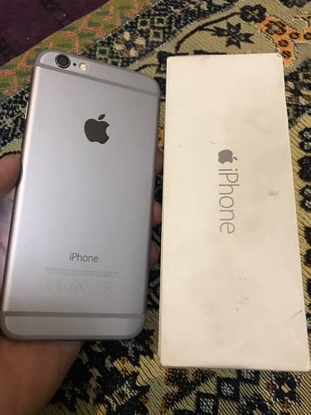 iphone 6 PTA approved With original Box imei Match Silver cloure 3