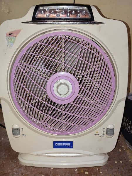 Geepas Ac DC Charging Fan 03134114551 0