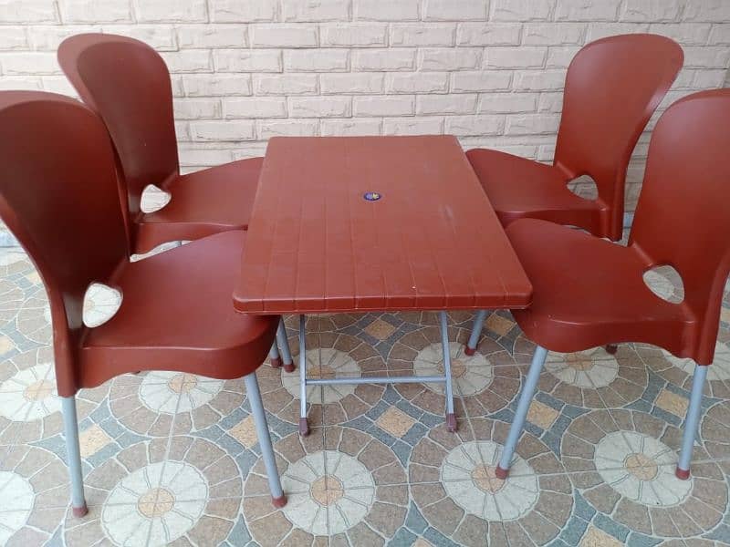 Original Boss Folding Table Set For Sale 2