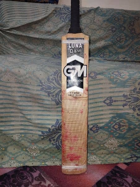 English Willow Hard ball Bat GM Luna DXM with Cover Light weight 1