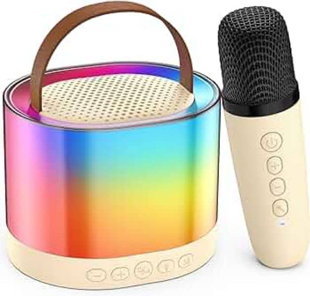 Bluetooth Speaker with Wireless Microphone, 3