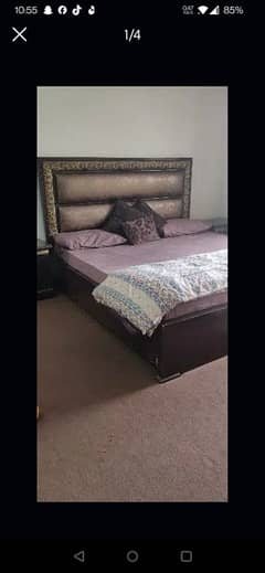 king size bedset with dressing for sale 0