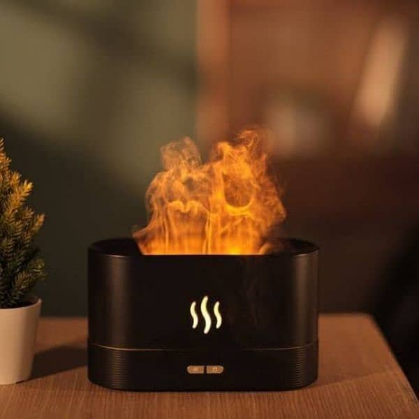 RGB Flame Humidifier and Aroma Diffuser 1
