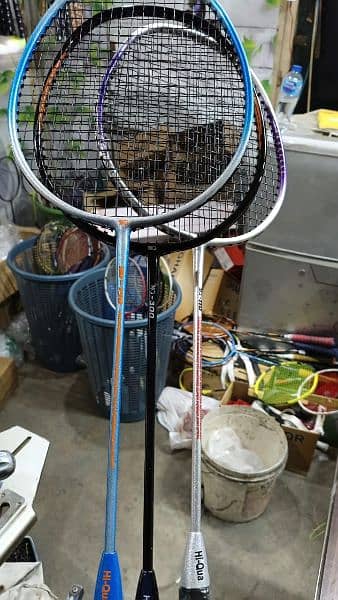 Hi Qua rackets sp 110 (strings and grip provided) 1