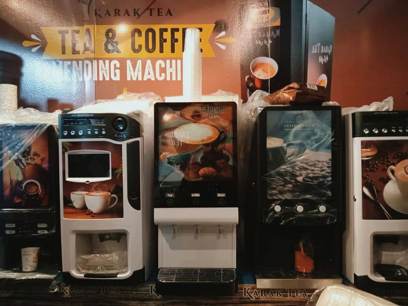 Tea and coffee vending machine (wholesale distributor) 4