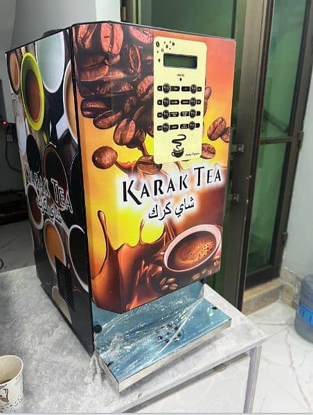 Tea and coffee vending machine (wholesale distributor) 9