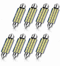 Pack of 8 Car interior lights 36smd 41mm amberstore. pk