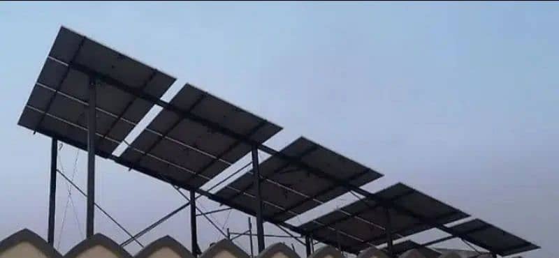 Elevated Solar Structure customized Guarder Work 14 rup watt 9