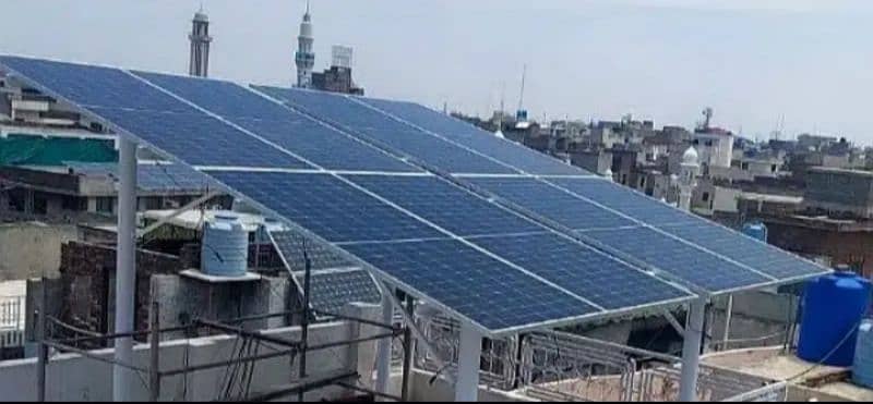 Elevated Solar Structure customized Guarder Work 15 rup watt 1