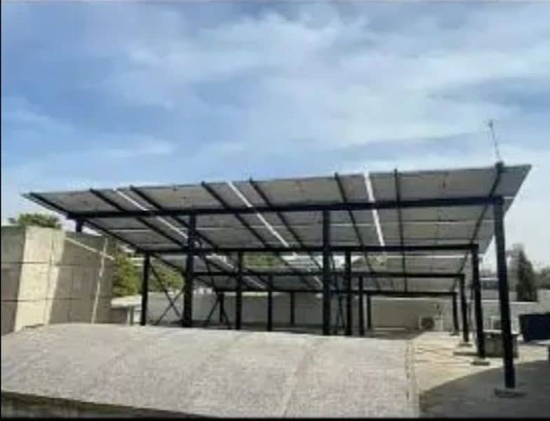 Elevated Solar Structure customized Guarder Work 15 rup watt 3