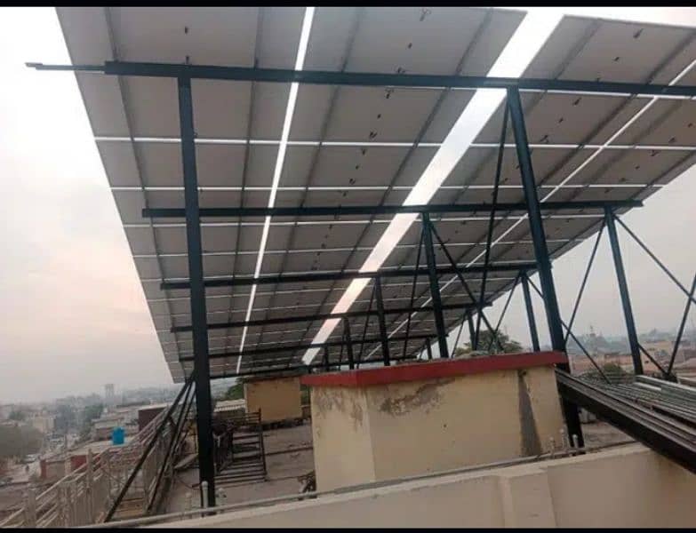Elevated Solar Structure customized Guarder Work 15 rup watt 12