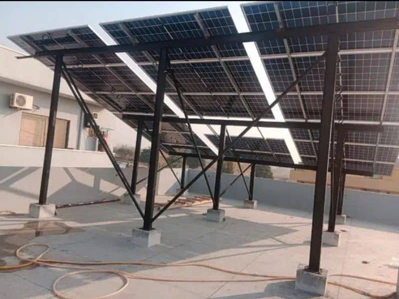 Elevated Solar Structure customized Guarder Work 15 rup watt 13