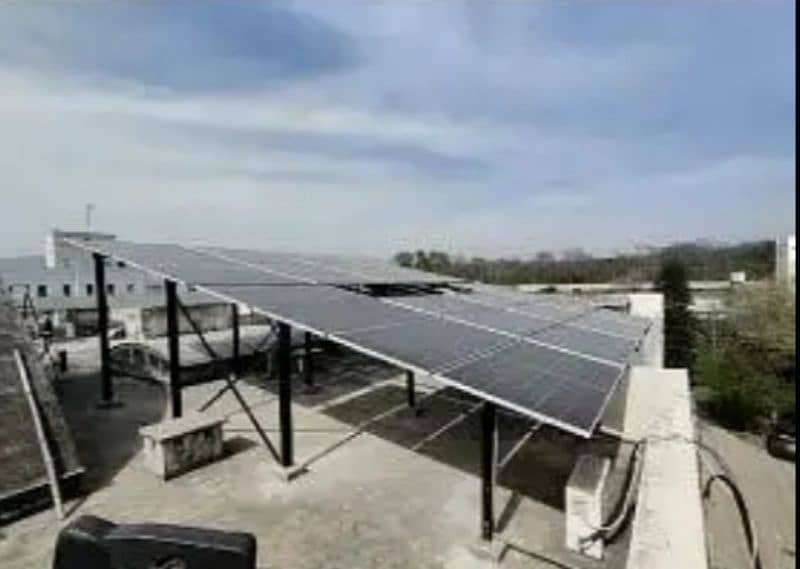 Elevated Solar Structure customized Guarder Work 14 rup watt 3