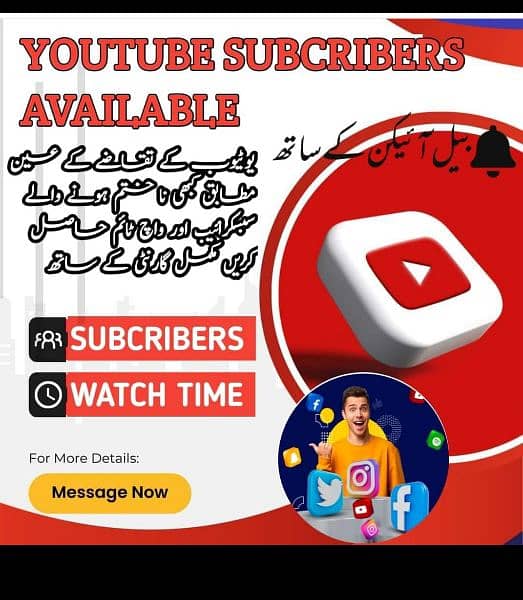 You tube subscribers & Watchtime 0