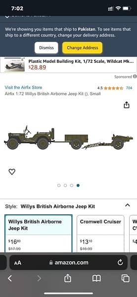 Airfix willy Jeep 1:72 plastic kit 2