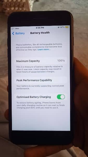 iPhone 7plus pta approved battery 100 change a 128gb conditions 10by8 1
