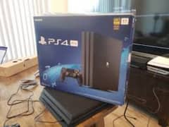 game PS4 pro 1 TB complete box playstation what 2 controller