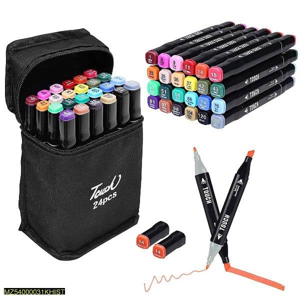 24 Pcs Sketch Markers 0