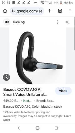 single Air calling earphones Bluetooth