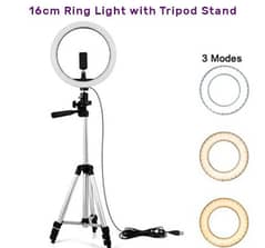 Ring light with three different lights