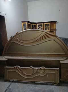 Wodden Bed For sale used 20000