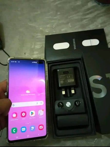 Samsung S10 Plus 8 Ram 128 GB call number 03321982720 0