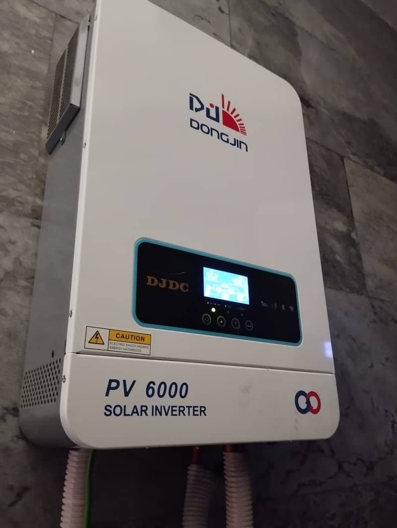 Dongjin PV6000 Off Grid Hybrid Solar Inverter 1 Year warranty Box Pack 7