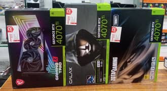 RTX 4070TI 3 BRANDs  New Cards